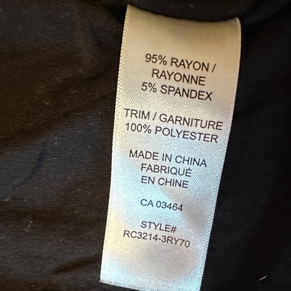 🌸Revolution by Ricki’s Black Lace Back Women's Top - Picture 7 of 7